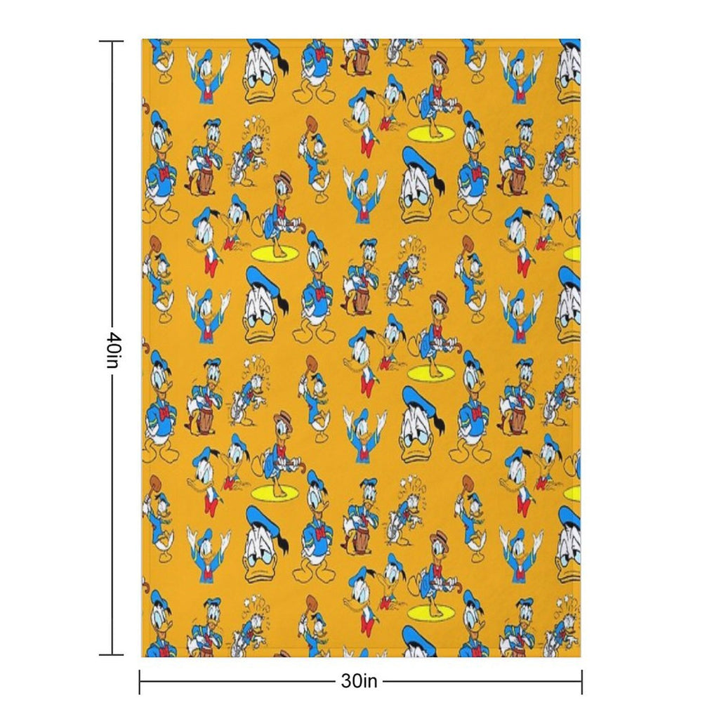 Donald Duck Collage 2 Premium Throw Blanket