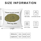 Big Lez Clarence Face Soft Easy Maintenance Throw Pillow