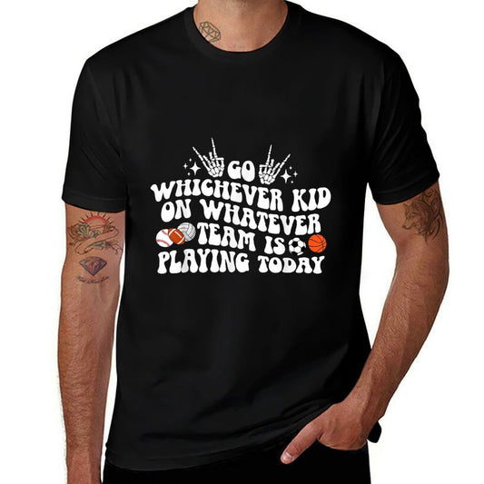 Sports Mom Groovy Sports Mama Sports Mother Sport Mom  Lightweight T-Shirt