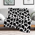 Cow Pattern Costume Shrink-resistant Throw Blanket