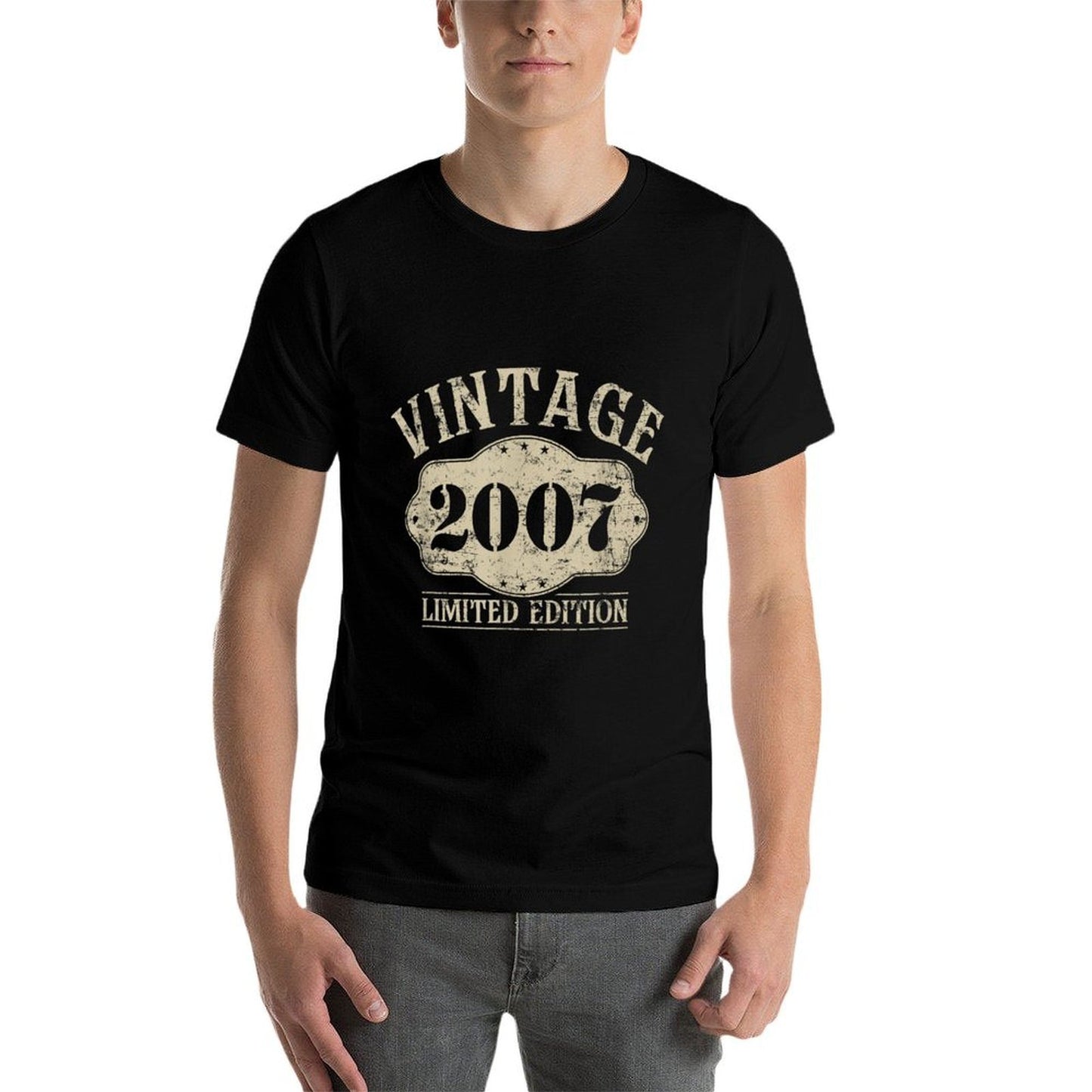 18th Birthday Born 2007 Limited Edition Vintage 2007  Breathable T-Shirt