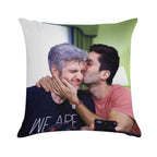 Bromance Is Romance Soft Reinforced Edging Throw Pillow