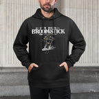 Im Her Broomstick Love Couples Halloween Costume Breathable Fabric Hoodie
