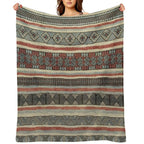 Traditional Pattern Artwork Multi-functional Throw Blanket