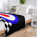 Mod Or Ska Two Tone Checks And Target Premium Throw Blanket