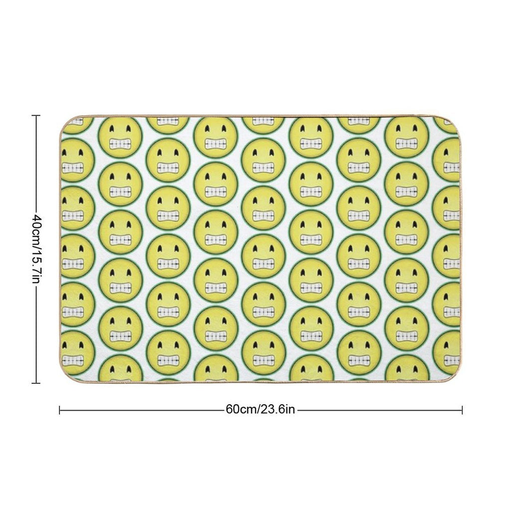 Rainbow Smiley  Pet-Safe Bath Mat