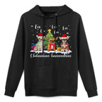 Chihuahua Dog Xmas Fa La La La Funny Ugly Christmas Sweater Versatile Streetwear Hoodie