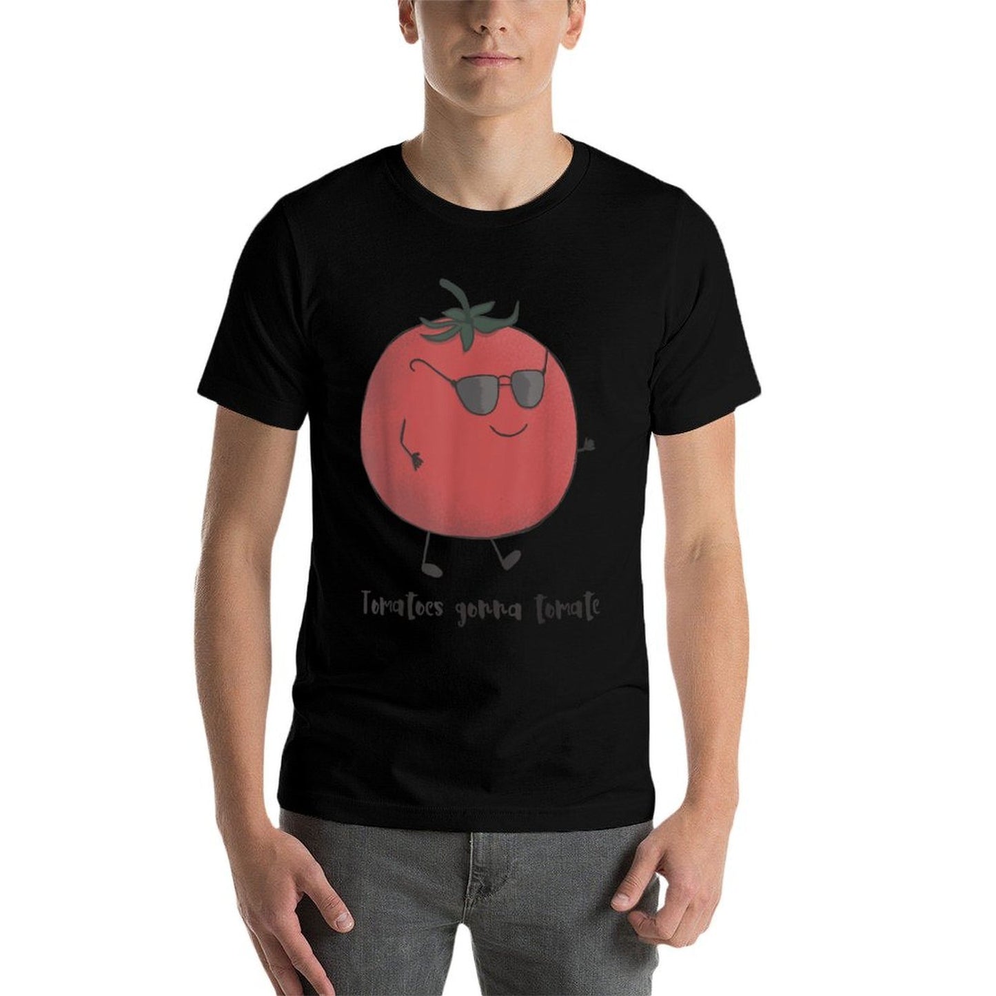 Tomatoes Gonna Tomate Funny Tomato Gardener T-shirt  Fade-proof Color T-Shirt