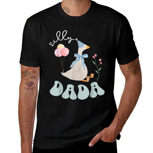 Silly Dada Silly Goose Dad Birthday Family Matching Party  Durable T-Shirt