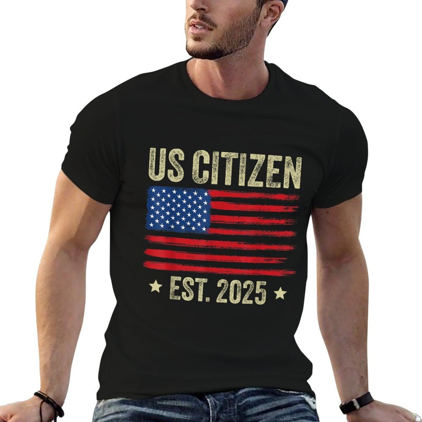US Citizenship Decoration American New USA Citizen  Breathable T-Shirt