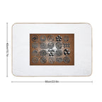 Emblem of  Samurai  Pet-Safe Bath Mat