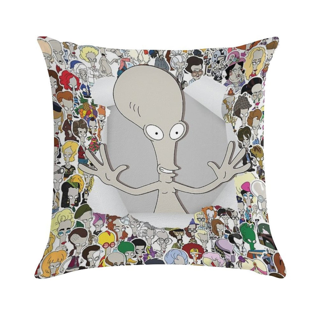 It's Me Roger! Soft Shrink-Resistant Throw Pillow