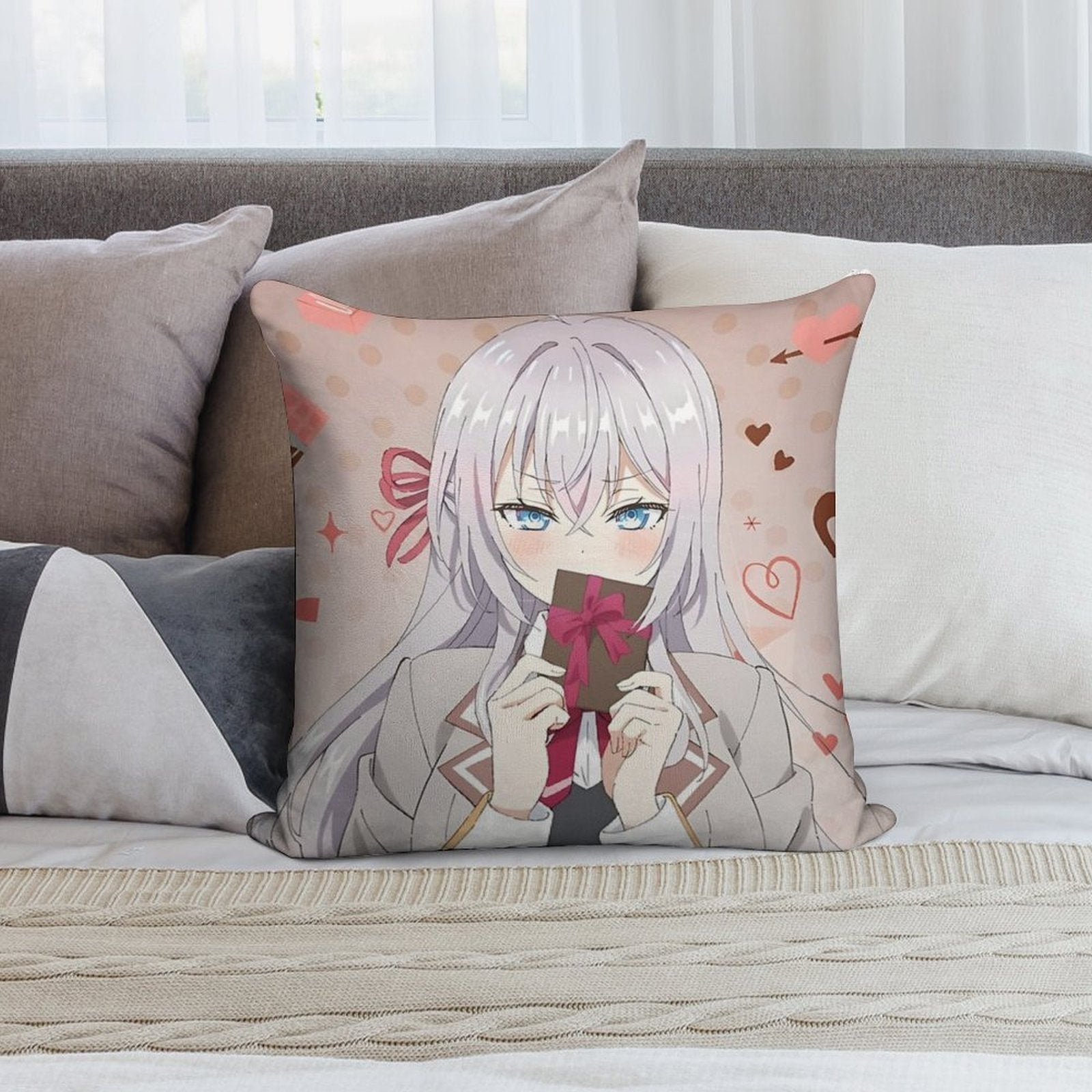 Alya Sometimes Hides Her Feelings in Russian -  Alisa Mikhailova Kujou Soft Skin-Friendly Throw Pillow