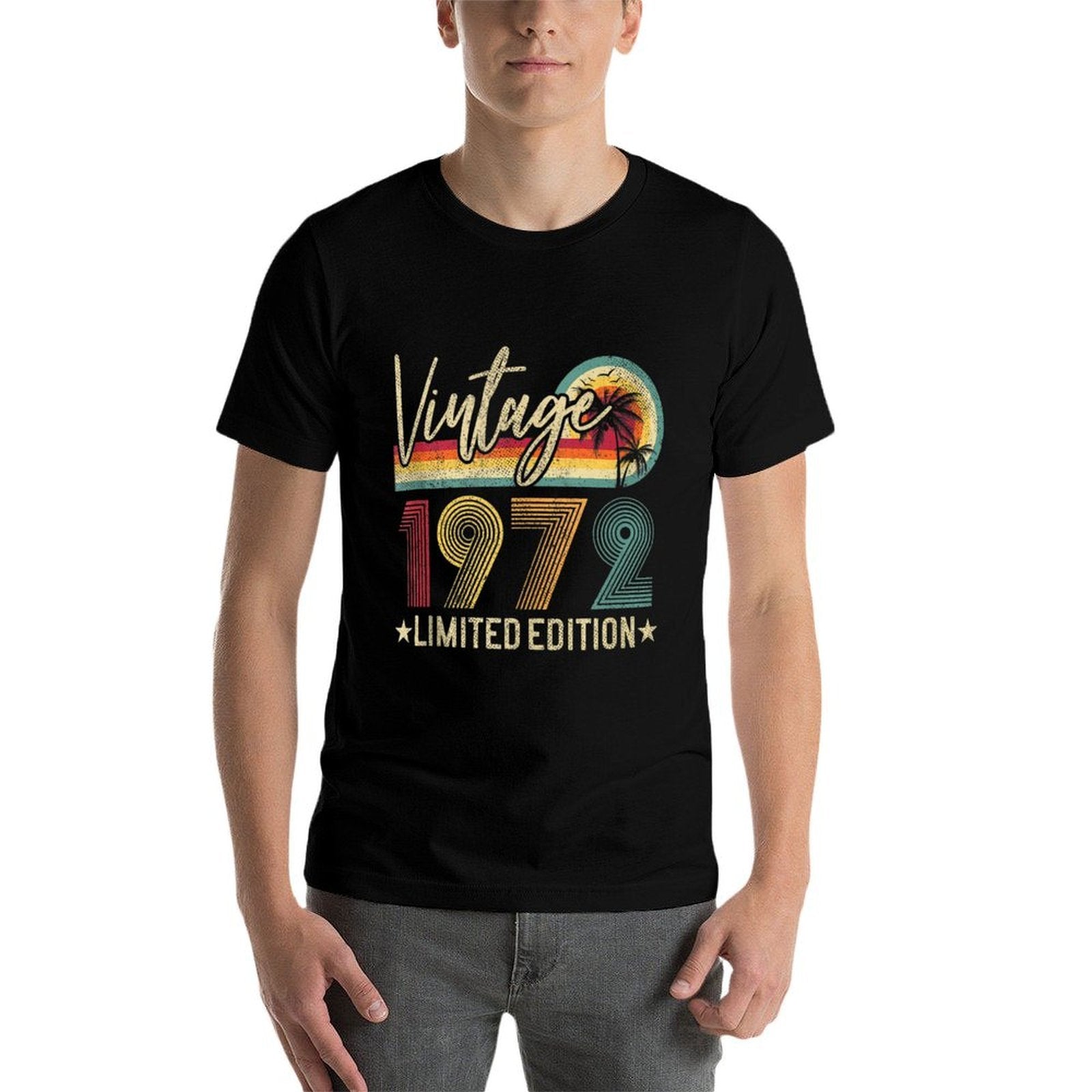 Limited Edition Vintage 1972 50th Birthday Gift 50 Years Old  Lightweight T-Shirt