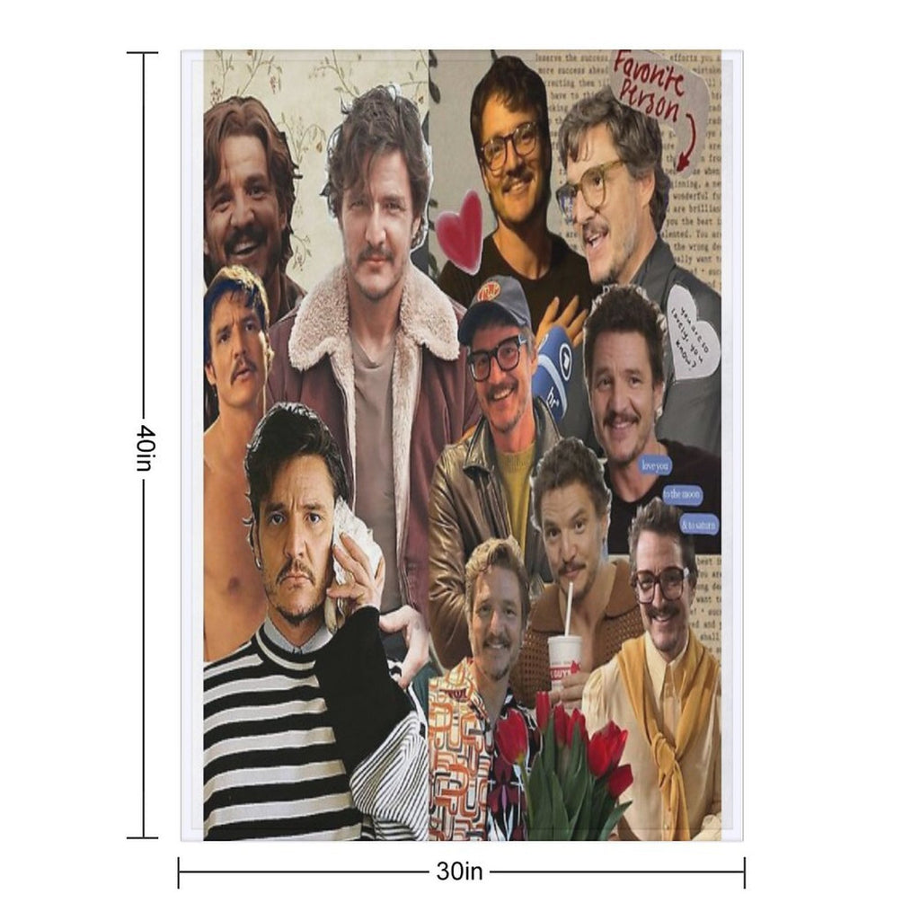 Pedro Pascal Shrink-resistant Throw Blanket
