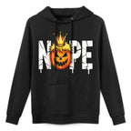 Funny No Kings Halloween 2025 Distressed USA Machine Washable Hoodie
