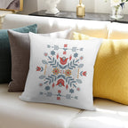Scandinavian Folk Soft High-Density Material Throw Pillow