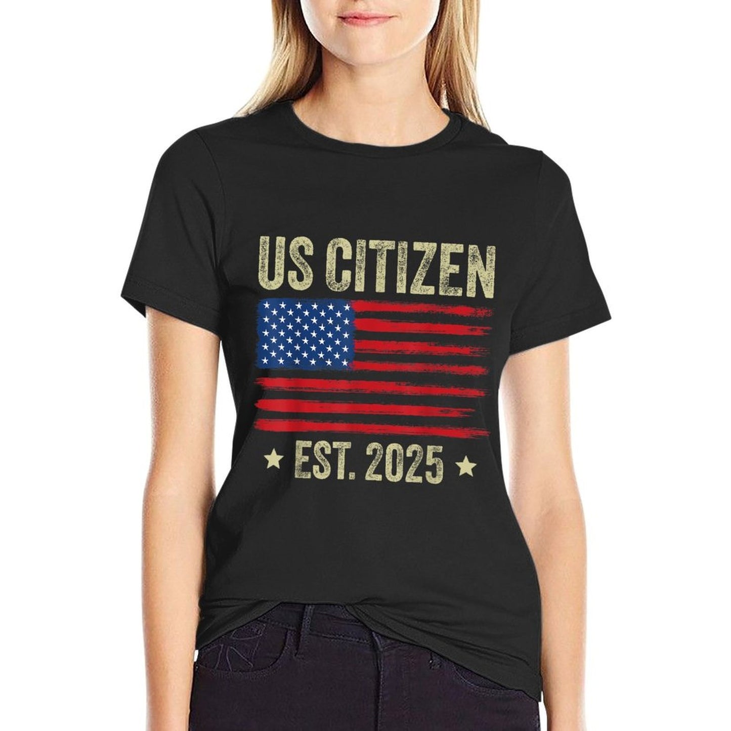US Citizenship Decoration American New USA Citizen  Breathable T-Shirt