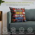 Skateboards Soft Bedroom Essential Throw Pillow