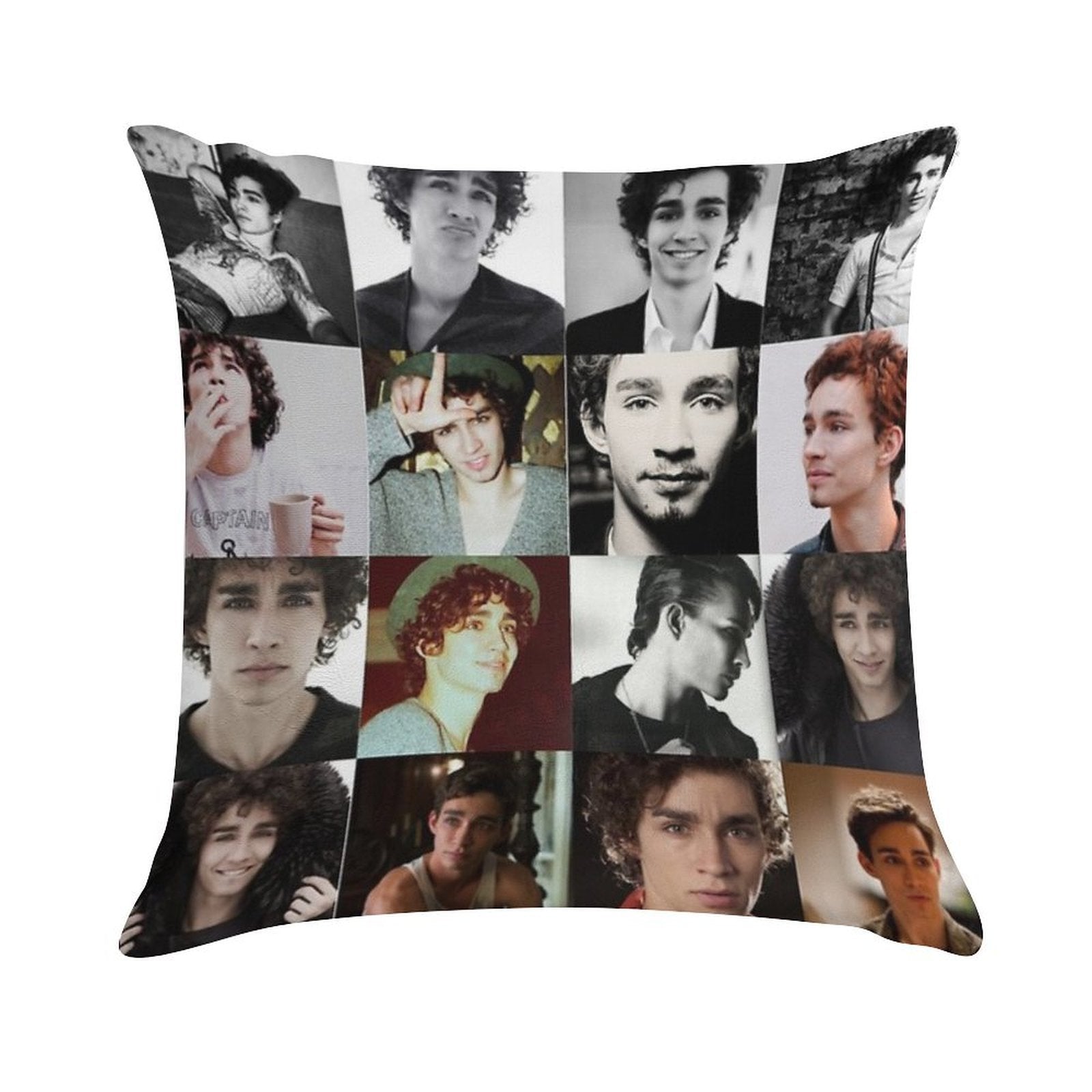 Robert Sheehan Soft Skin-Friendly Throw Pillow