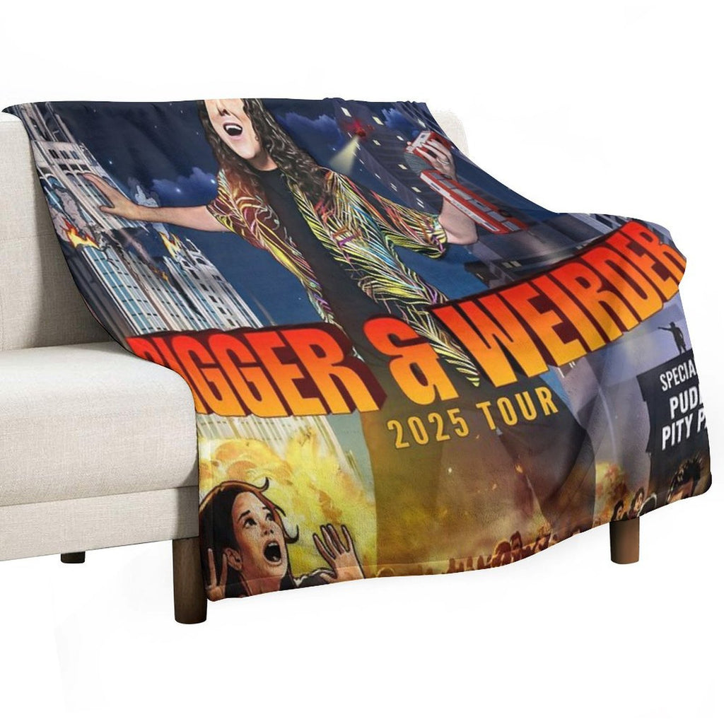 Weird Al Yankovic Dates 2025 Lightweight Throw Blanket