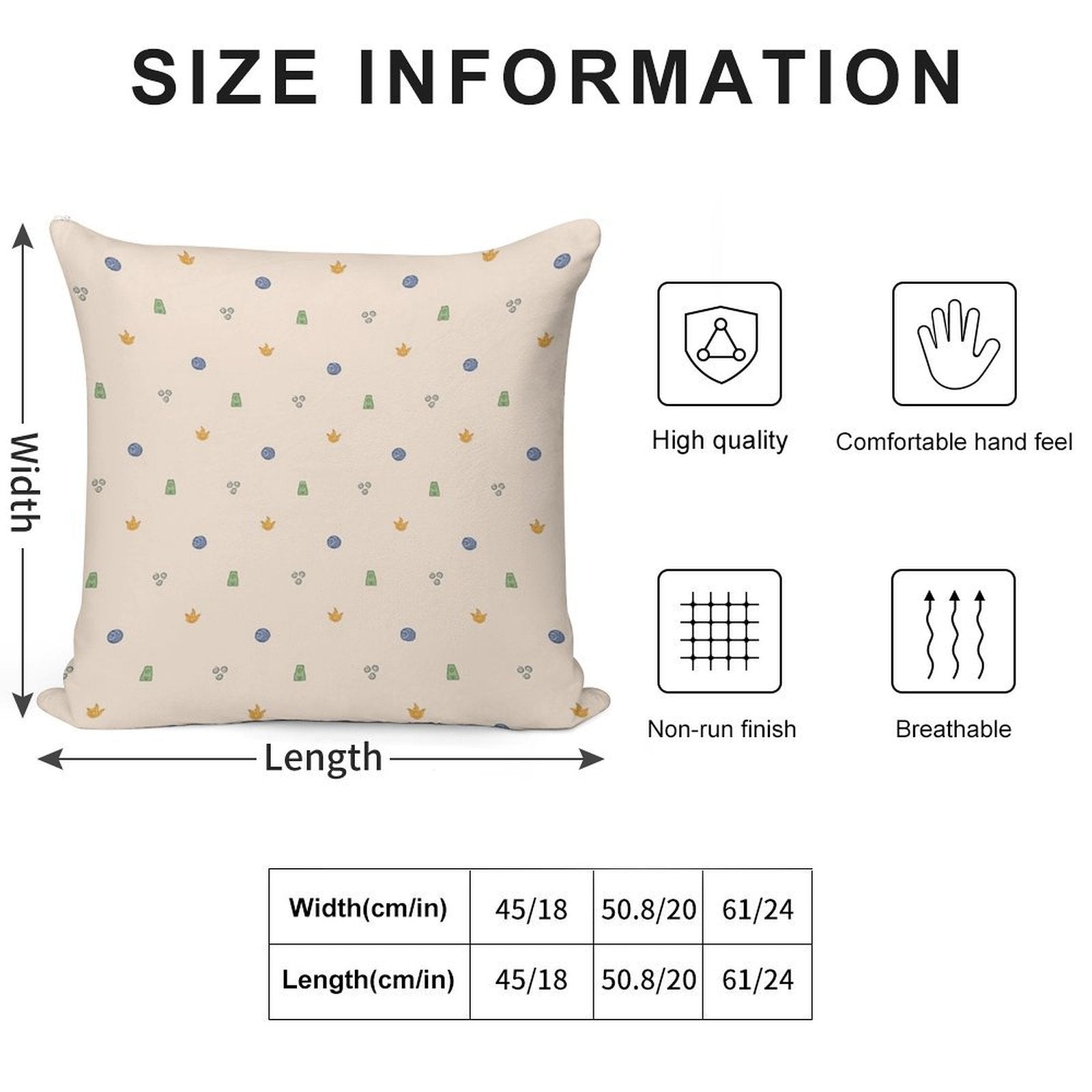 Avatar The Last Airbender Elements Soft Washable Throw Pillow