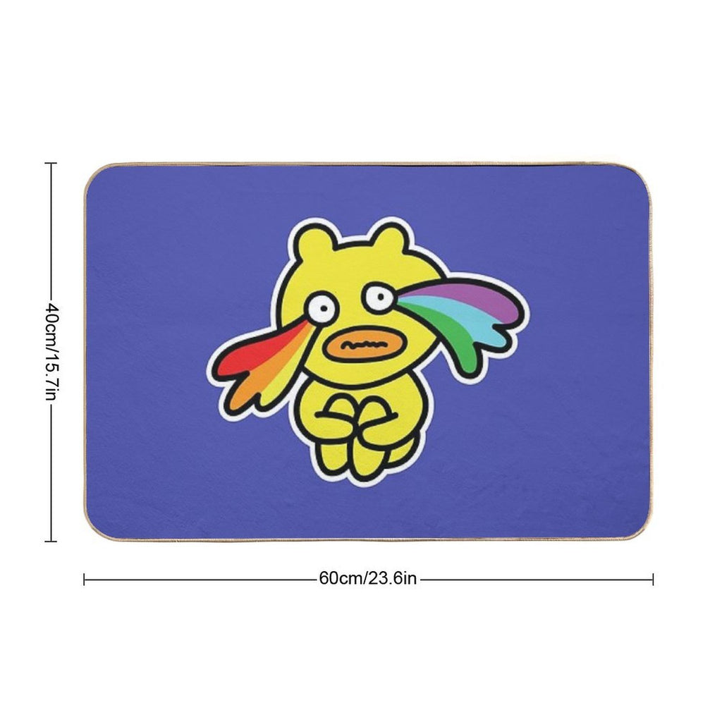 Origom The Playful Duck-Bear No. 8  Easy To Clean Bath Mat
