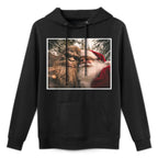 Funny Cute Bigfoot Santa Claus Selfie Christmas Pajama Machine Washable Hoodie
