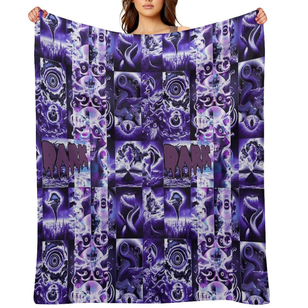 Strange Dark And Mysterious Compact Throw Blanket
