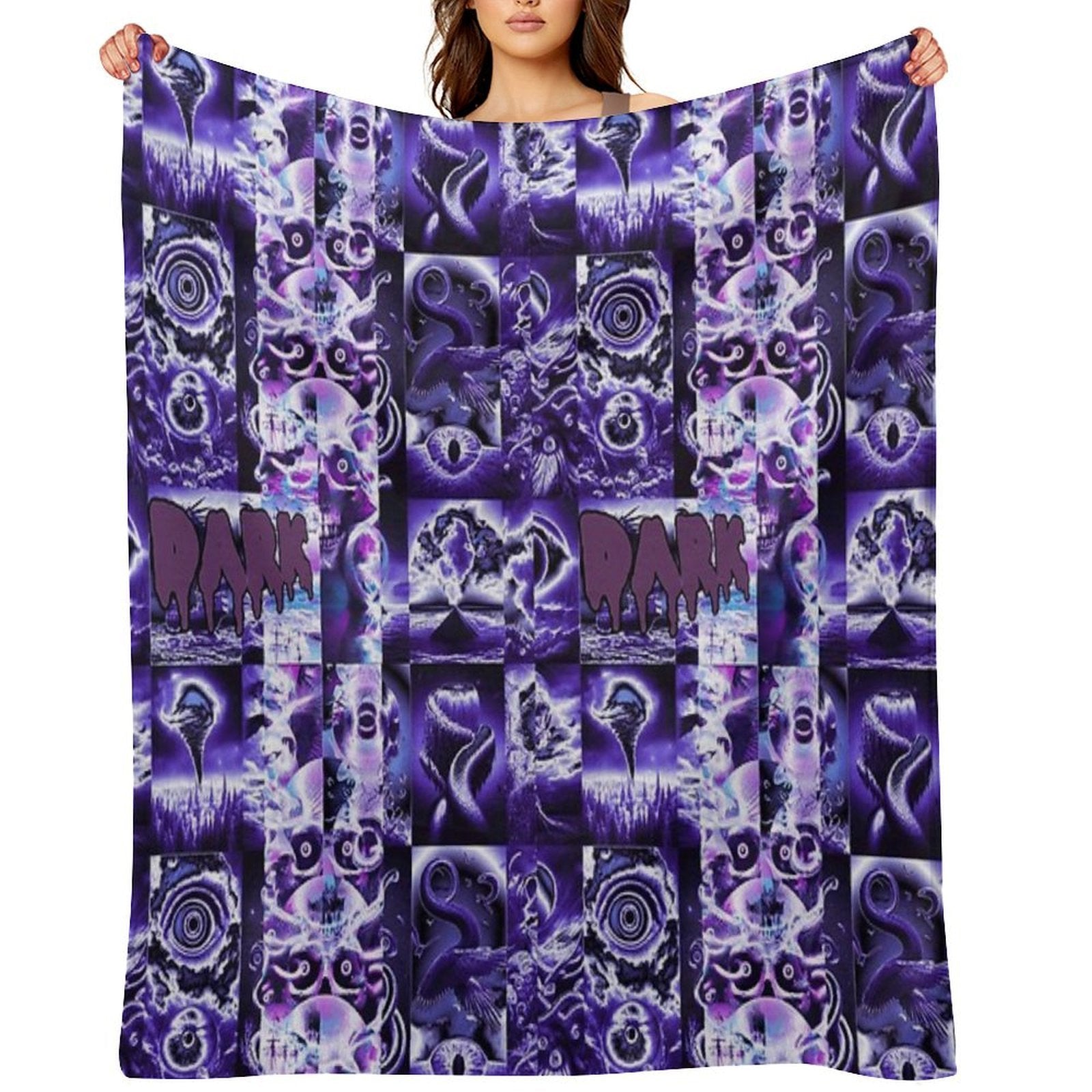 Strange Dark And Mysterious Compact Throw Blanket