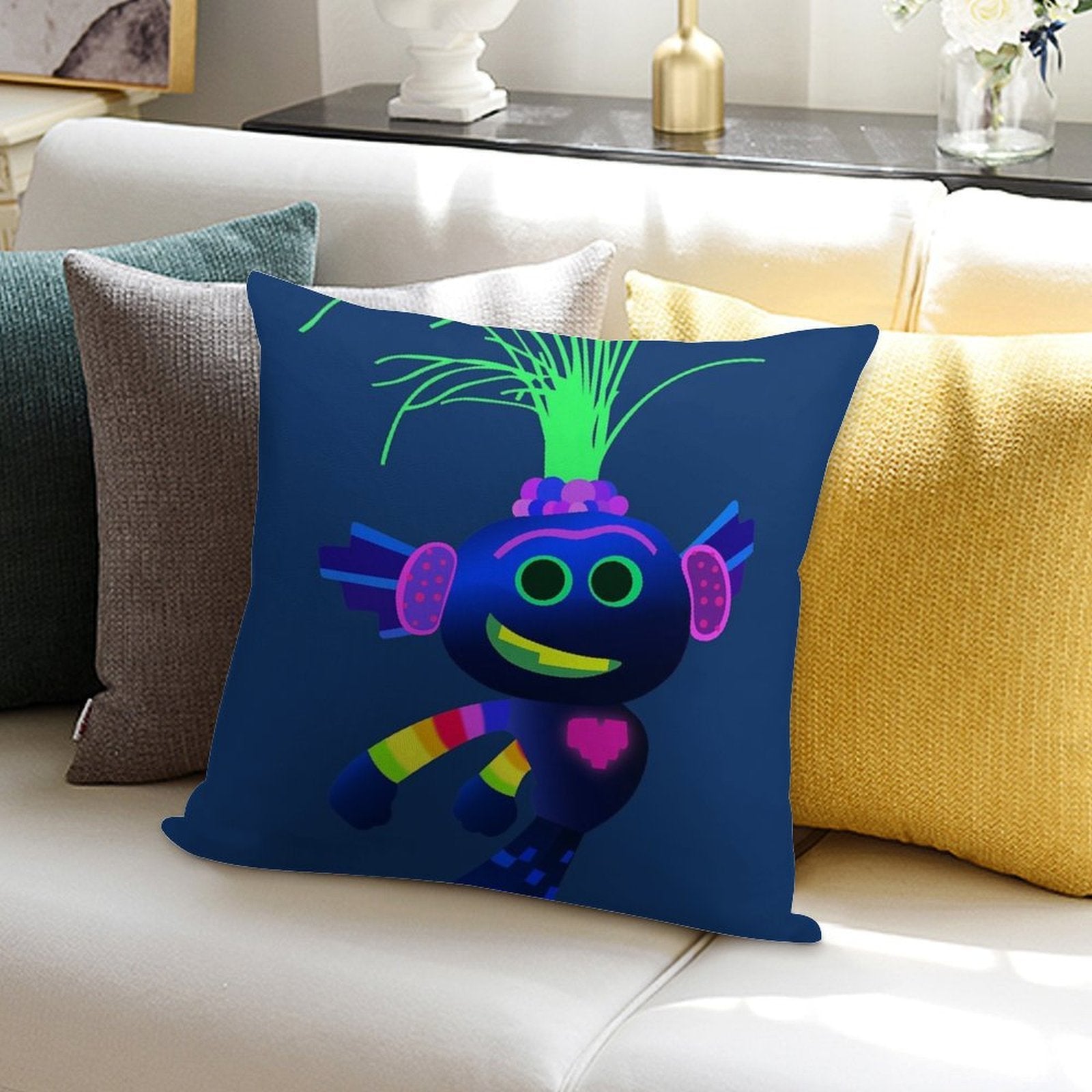 King Trollex Soft Gift Ready Throw Pillow