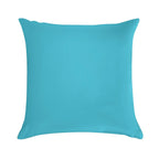 Turquoise Soft Reinforced Edging Throw Pillow