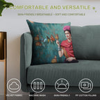 Magical Butterfly Soft Washable Throw Pillow