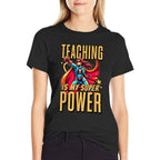 Teaching Is My Super Power - Superhero Teacher Men Women Kids  Versatile T-Shirt