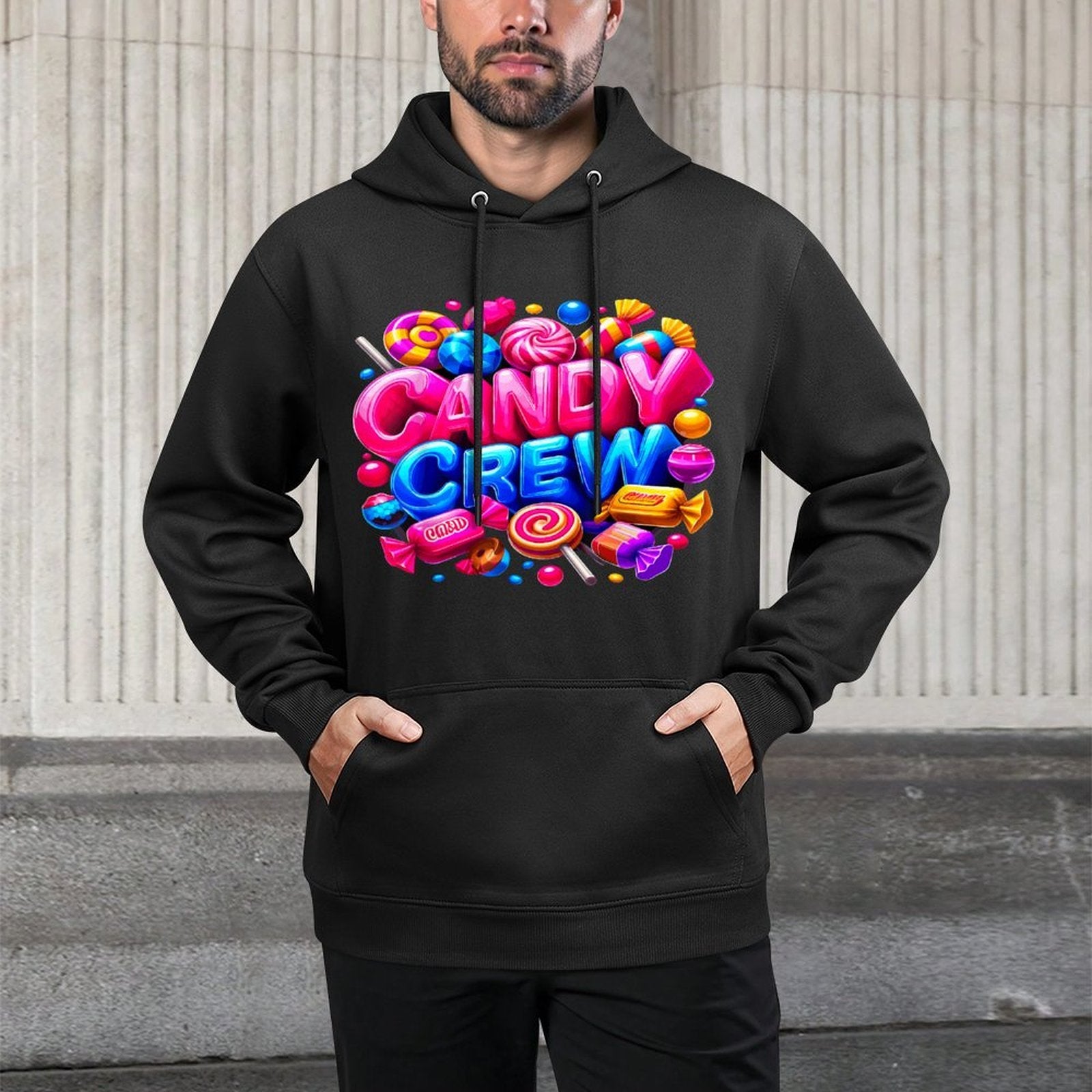 Candy Crew Halloween Party Trick Or Treat Christmas Layering Staple Hoodie