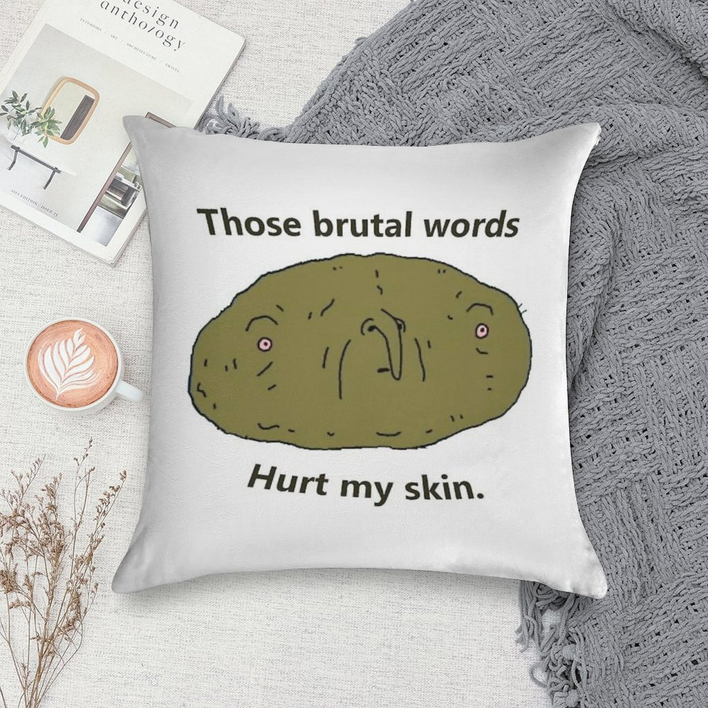 Big Lez Clarence Face Soft Easy Maintenance Throw Pillow