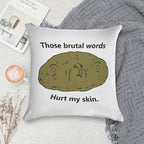 Big Lez Clarence Face Soft Easy Maintenance Throw Pillow