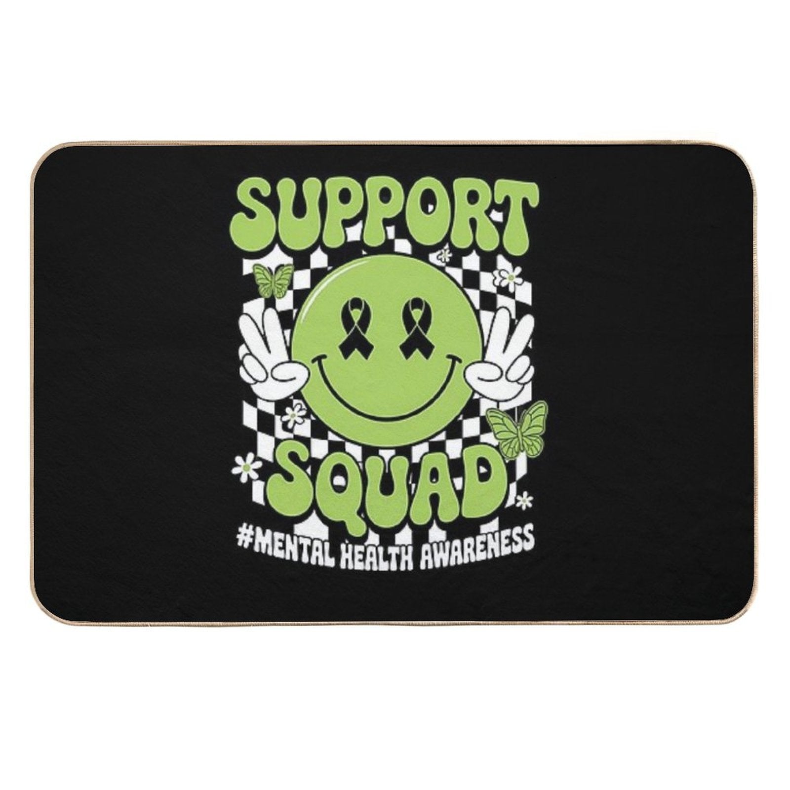 Motivation Support Squad Mental Health Awareness Men Women  Versatile Bath Mat