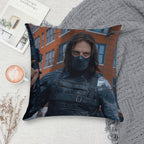 Hot Winter Soldier Soft Reinforced Edging Throw Pillow