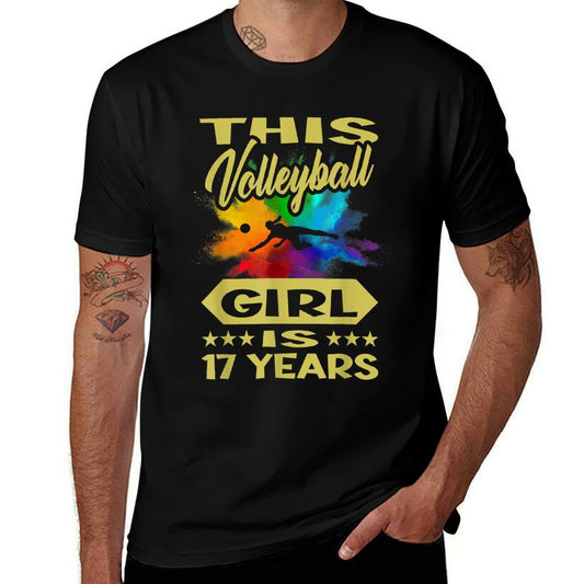 17th Birthday Outfit for Volleyball Women  17th Birthday  Soft T-Shirt