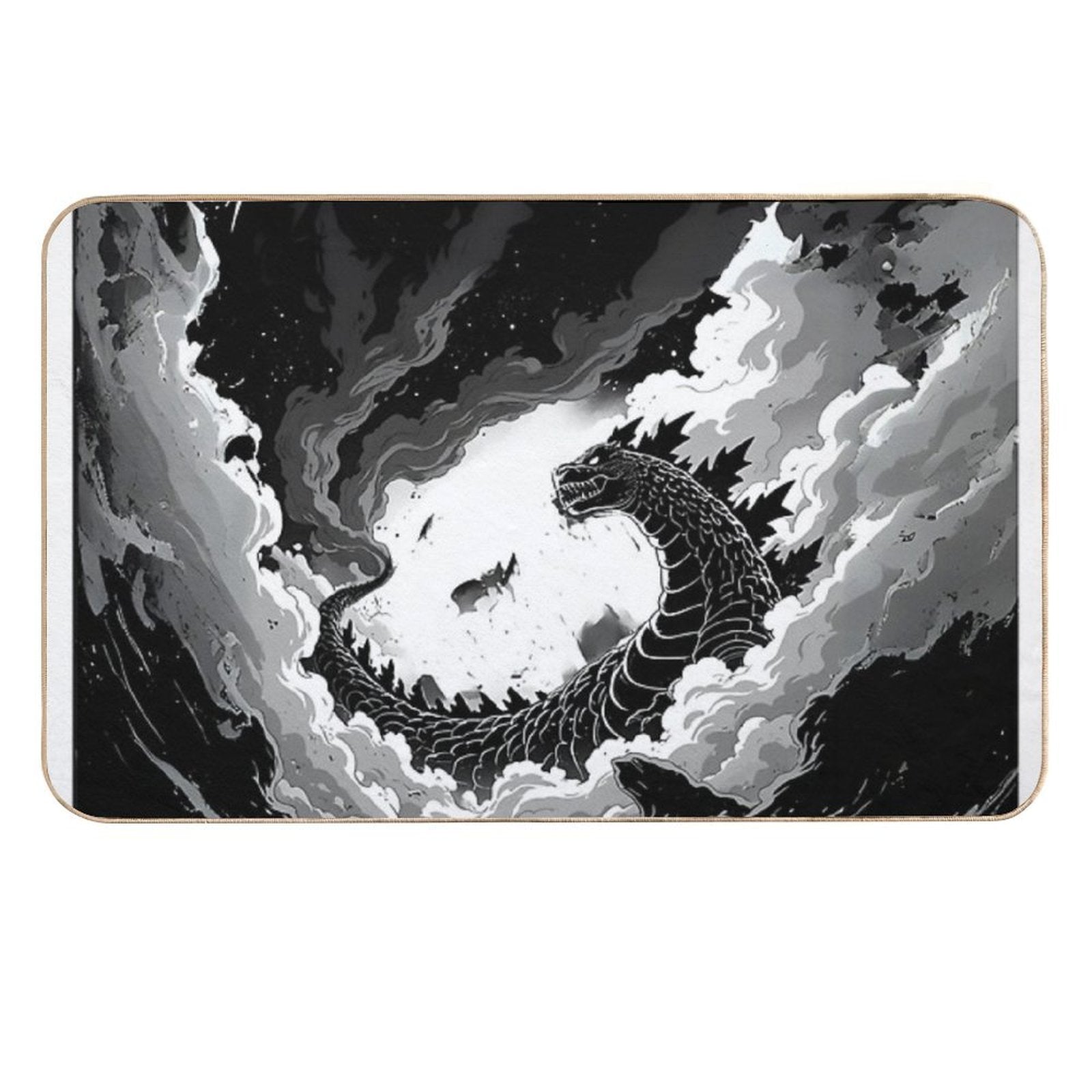 God Zilla  Repositionable Bath Mat