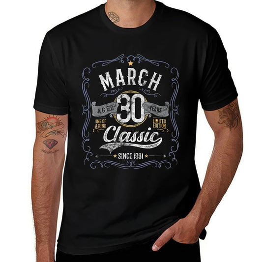 30 Year Old Gift Vintage Classic Since 1991 30th Birthday  Classic T-Shirt