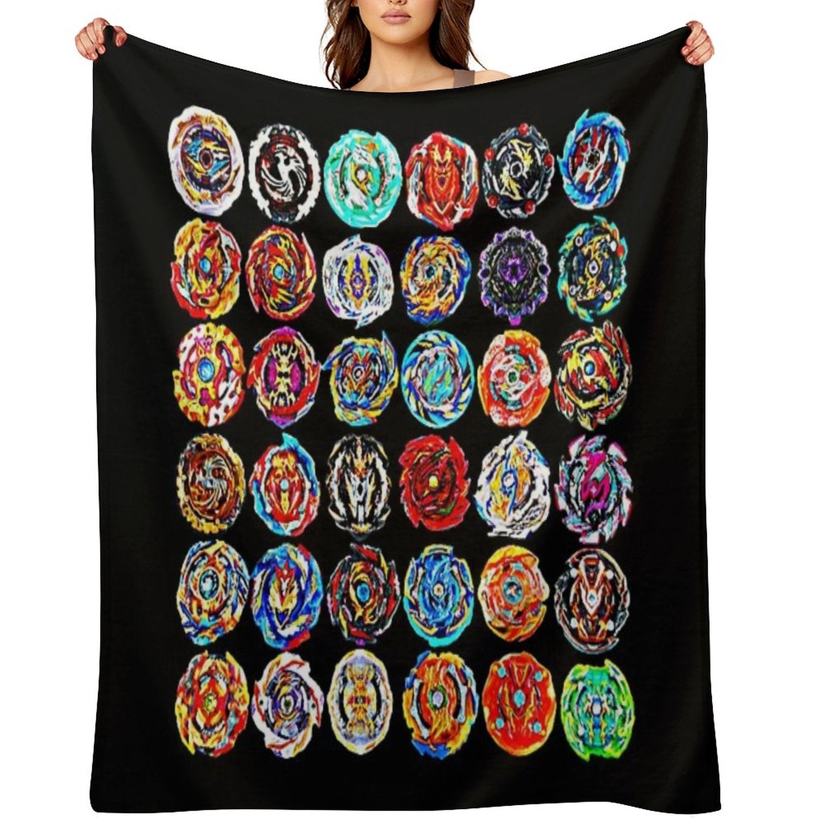 Beyblade Travel-friendly Throw Blanket