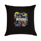 Doors All The Entities New Doors Game Update Soft Home Decor Throw Pillow