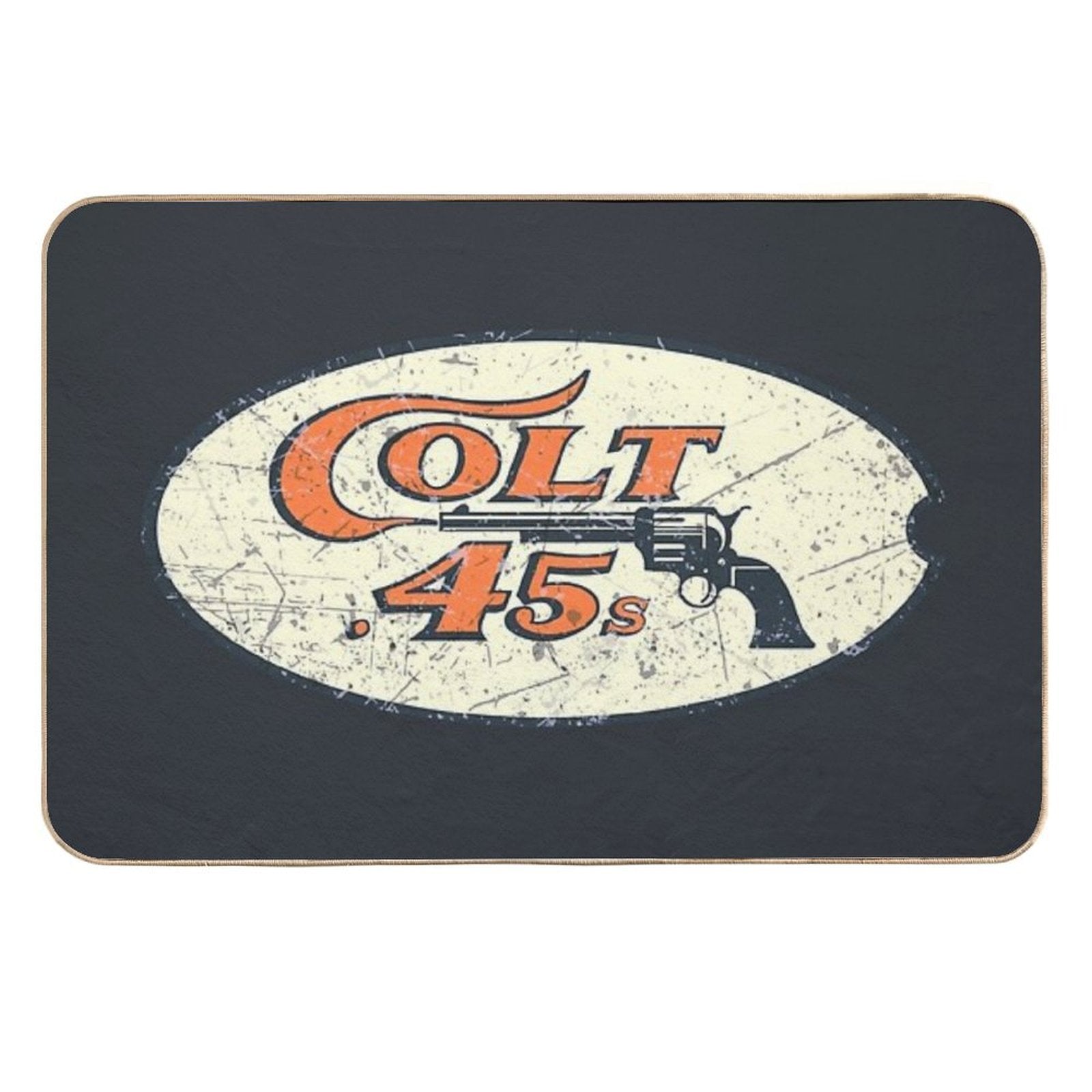 Colt 45 Pistol Vintage  Slip-Resistant Bath Mat