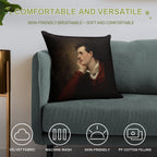 Lord Byron - 6th Baron Byron - By Richard Westall Soft Fade-Resistant Throw Pillow