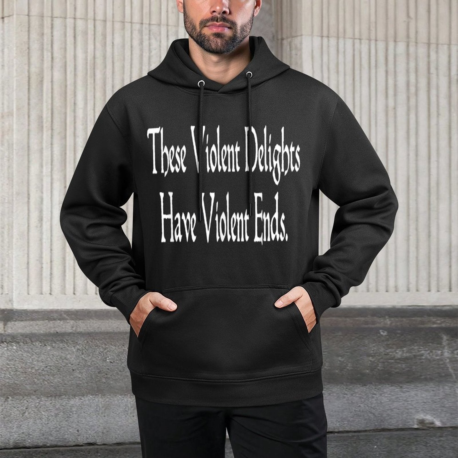 These Violent Delights Shakespeare Quote Romeo  Juliet Easy Care Hoodie