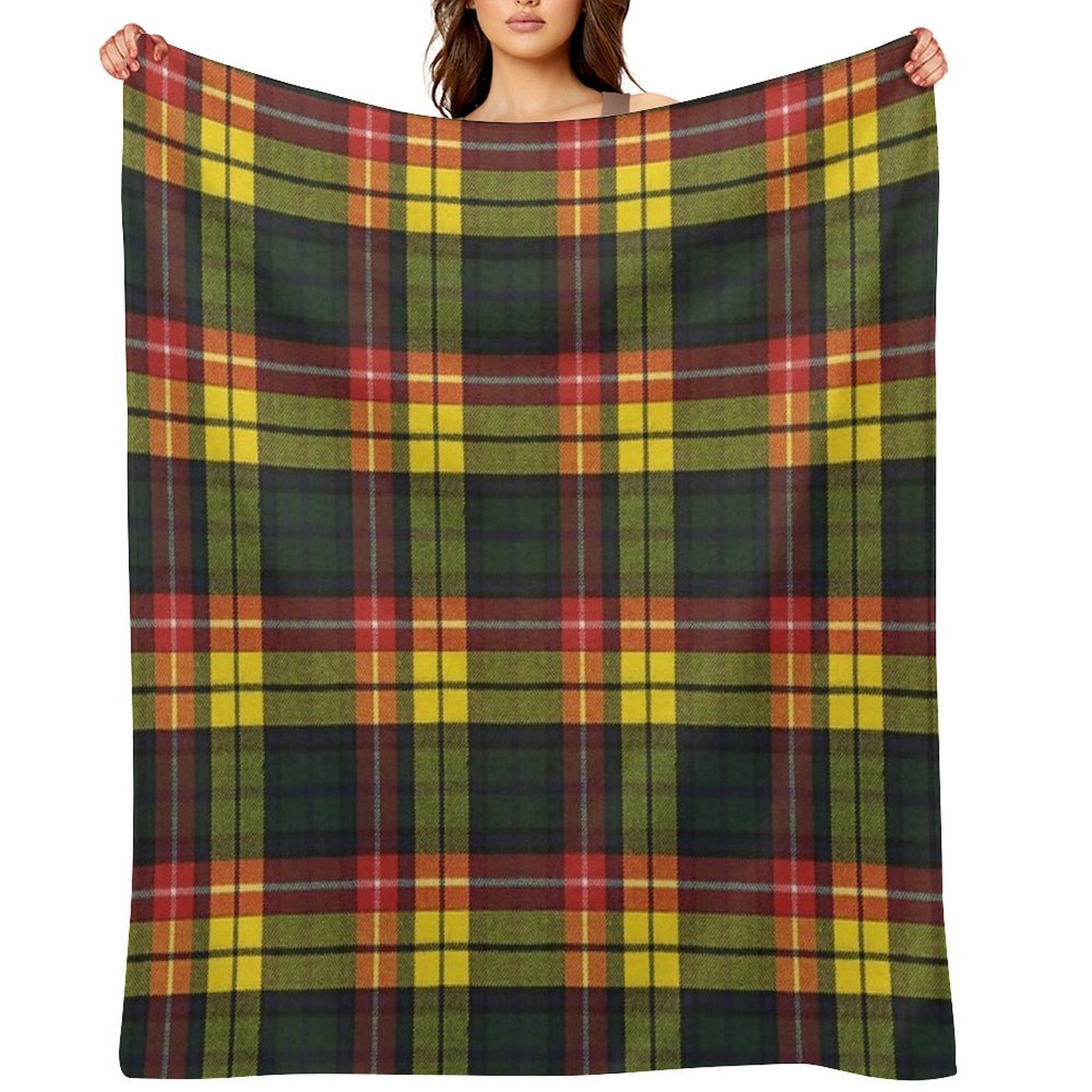 Buchanan M Original Scottish Tartan Anti-pilling Throw Blanket