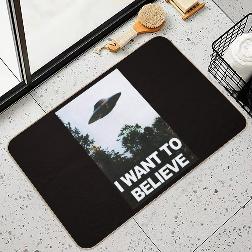 I Want to Believe  Toxin-Free Bath Mat