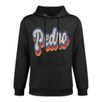 Pedro Personalized Name Custom Lettering 70s Colorfast Hoodie